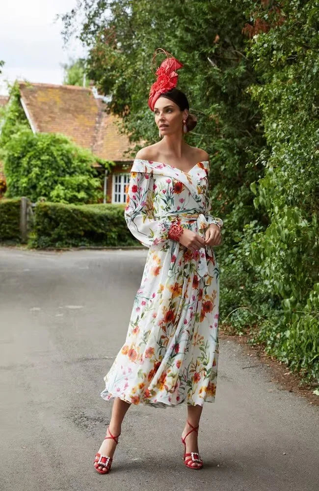 Veni Infantino Fuxia Naranja Dress