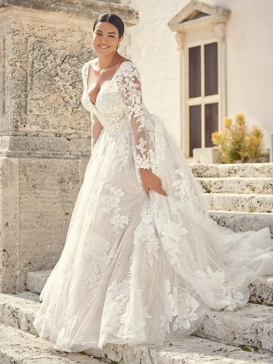 Sottero and Midgley Bridal Gown-Valona 21SS786A01 - Sleeves Sold Separately