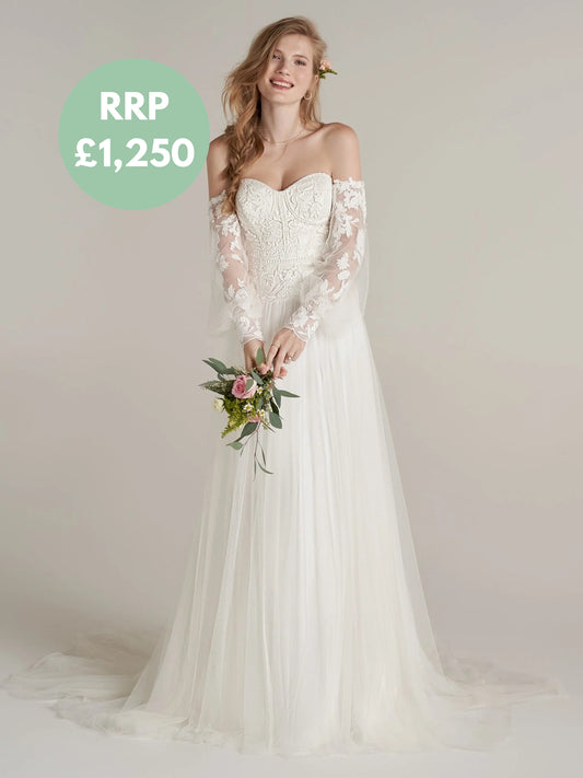Rebecca Ingram Bridal Gown -Elouise- 22RW980A01 - Sleeves Sold Separately