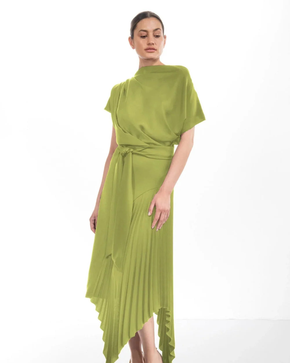 Kevan Jon Mila Pleat Dress