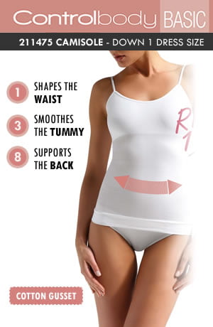 Control Body Shaping Camisole Bianco