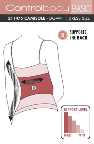 Control Body Shaping Camisole Bianco