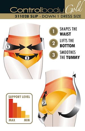 Control Body Shaping Brief Skin