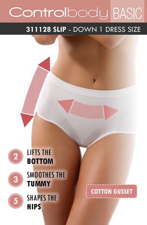 Control Body Shaping Brief Bianco