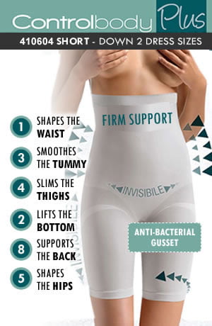 Control Body High Waist Long Shaping Shorts Skin