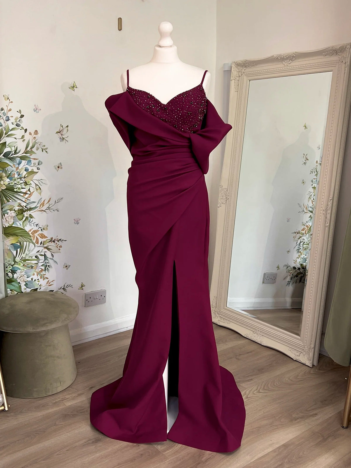 Red & Royal London Gown