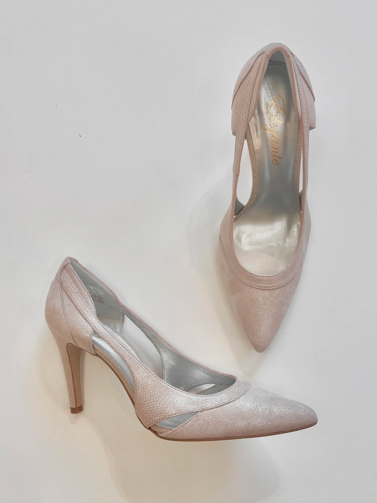 Elegante Pink/Blush Sparkle Shoes