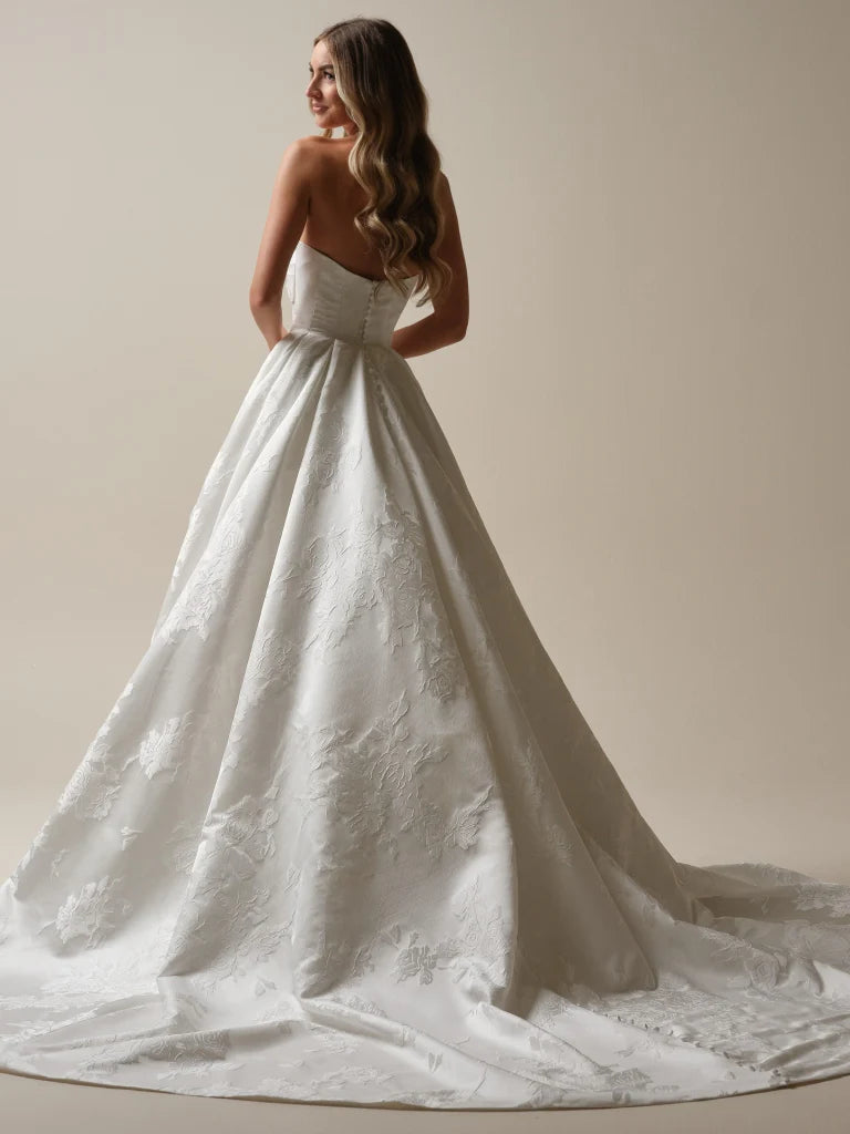 Maggie Sottero Bridal Gown with pockets - Zinaida Marie