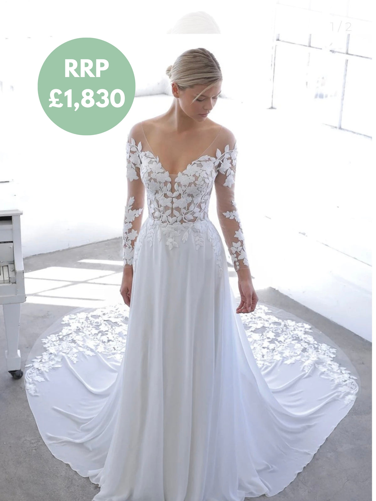 Blue By Enzoani Bridal Gown - Nandana
