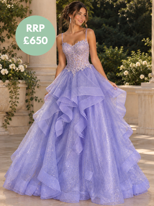 Ruby Prom Glittery Gown