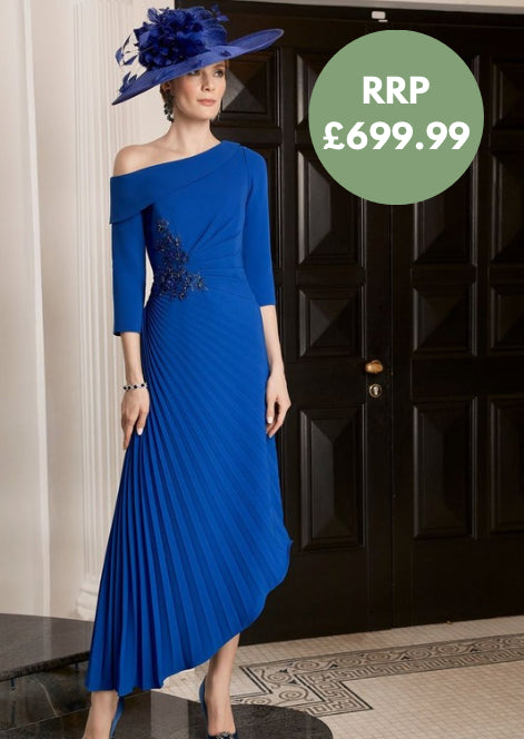 Veni Infantino Royal Blue Dress