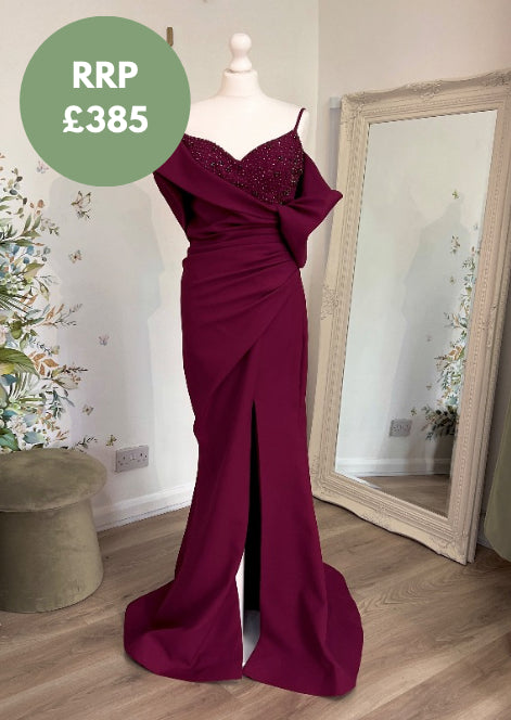 Red & Royal London Gown