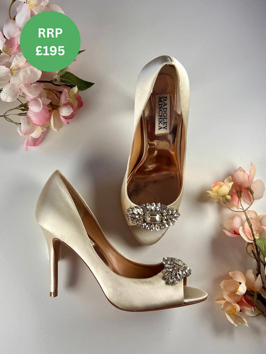 Badgley Mischka Shoes - Style- MP2837B - Size 6.5 US - 4.5 UK