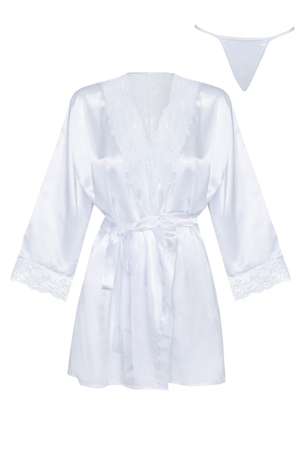 Beauty Night Sherie Peignoir White