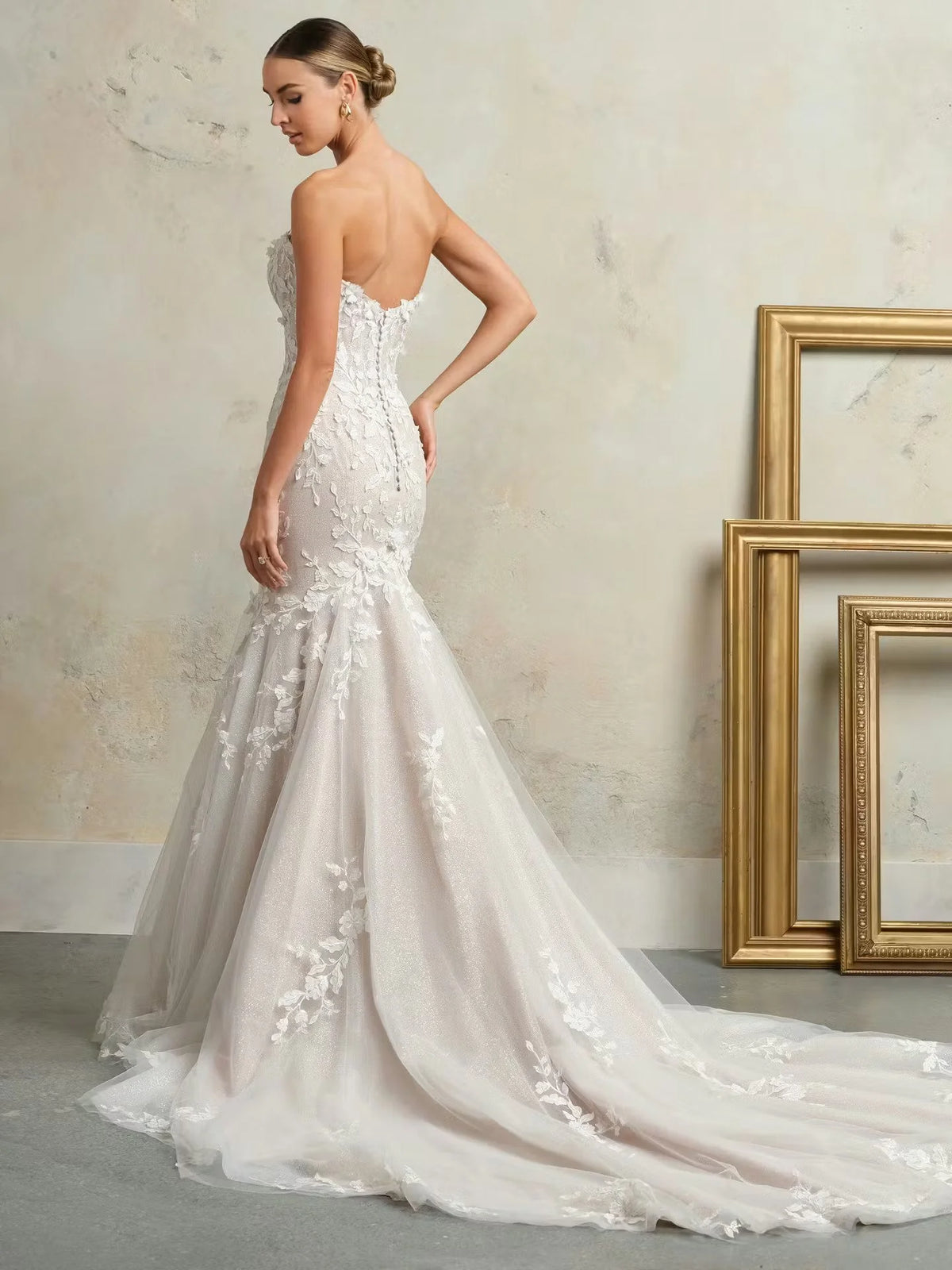 Sottero & Midgley Bridal Gown - Faith - Size 14 -Sleeves Sold Separately