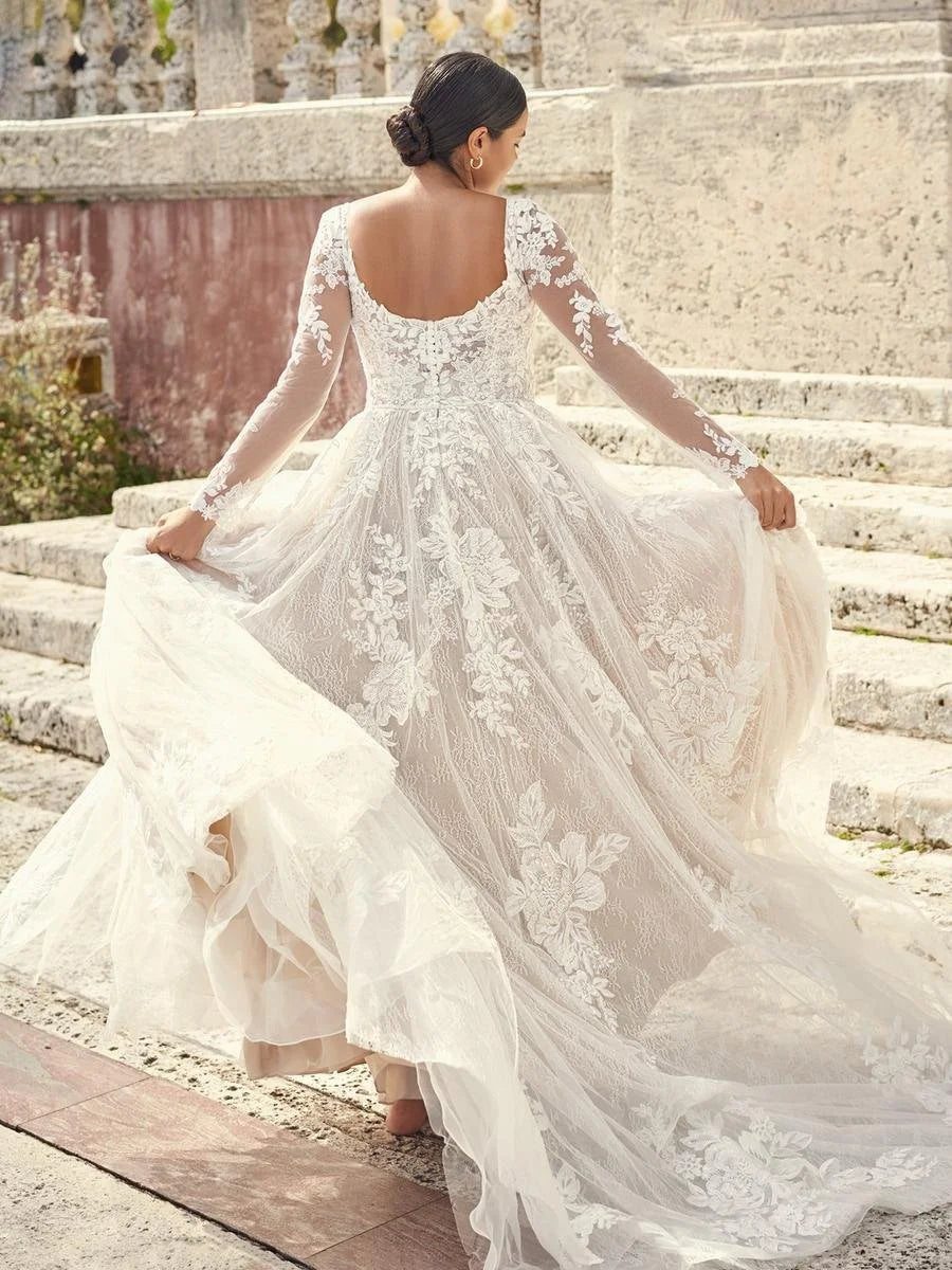 Sottero and Midgley Bridal Gown-Valona 21SS786A01 - Sleeves Sold Separately