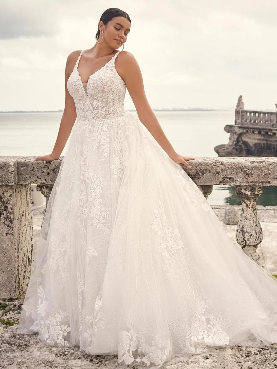 Sottero and Midgley Bridal Gown-Valona 21SS786A01 - Sleeves Sold Separately