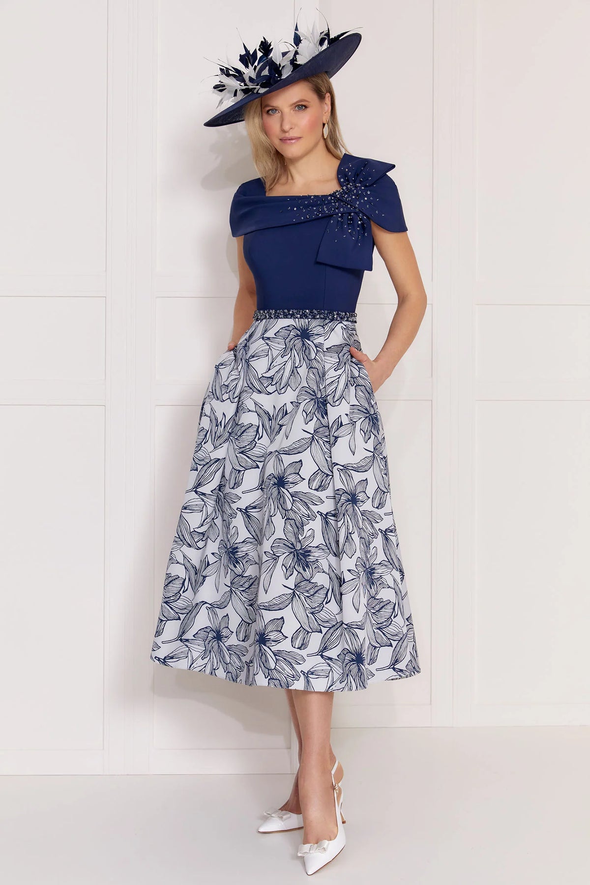 John Charles Dress With Pockets
